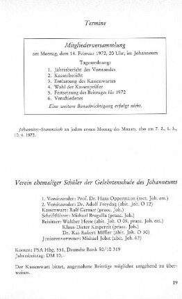 Verein ehemaliger Schüler der Gelehrtenschule des Johanneum