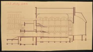 Apollotheater, Nürnberg: Längsschnitt 1:100