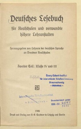 Teil 2 = Klasse 4 und 3, [Schülerband]: [Teil 2 = Klasse 4 und 3, [Schülerband]]