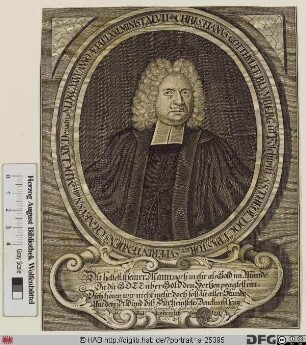 Bildnis Christian Gotthilf Blumberg