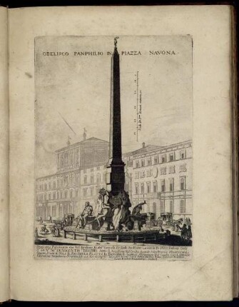 Obelisco Panphilio In Piazza Navona