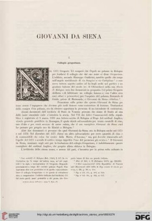5: Giovanni da Siena