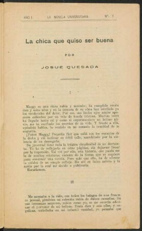 1921000700: La chica que quiso ser buena