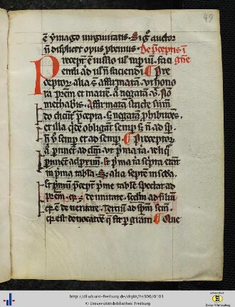 [49r - 72v] Tractatus de praeceptis legis et evangelii
