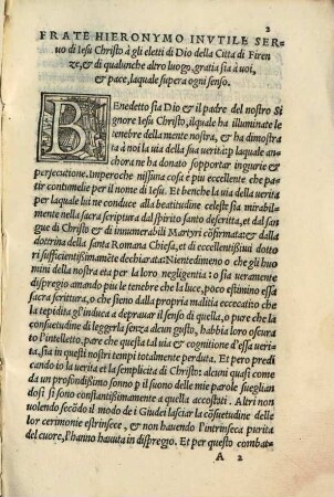 Opera ... della semplicitá della vita Christiana