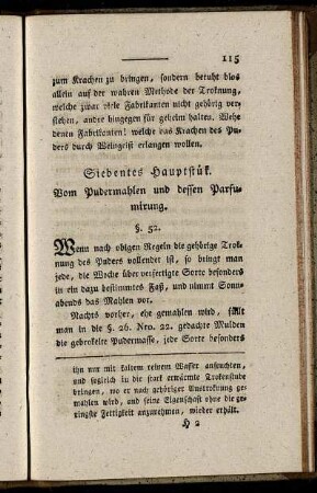 Siebentes Hauptstück.