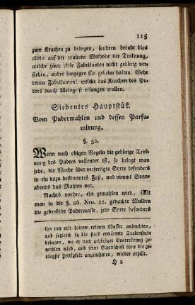 Siebentes Hauptstück.