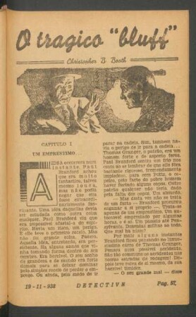 O tragico "Bluff" : [Grande novella]