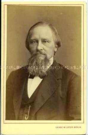 Porträt von Karl Georg Bruns