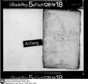 Interims-Verwaltung des Amtes Ottersberg durch den Zoll- und Proviantverwalter Johann Jacob Steinkopf und dessen Bestallung zum Amtmann in Ottersberg