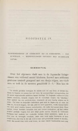 Hoofdstuk IV. Bijzonderheden en gebruiken bij de geboorten. - ...