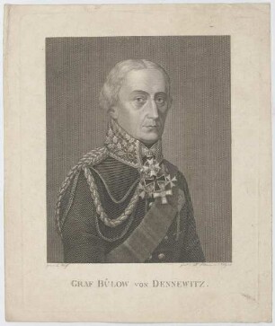 Bildnis des Friedrich Wilhelm Buelow von Dennewitz