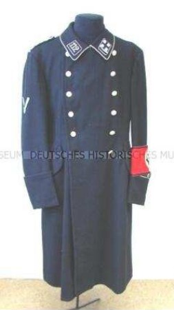 Dienstanzug eines Obersturmbannführer der Allgemeinen SS, Sturm 112, Mantel - Mantel mit Armbinde