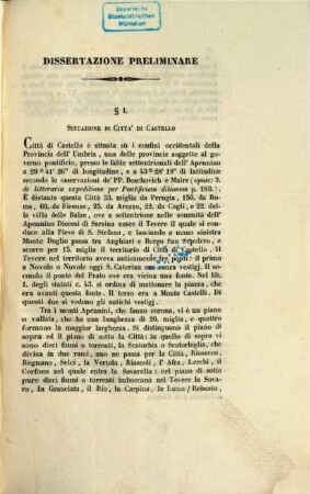 Memorie ecclesiastiche e civili di Città di Castello : con dissertazione preliminare sull'antichità ed antiche denominazioni di detta città, 1