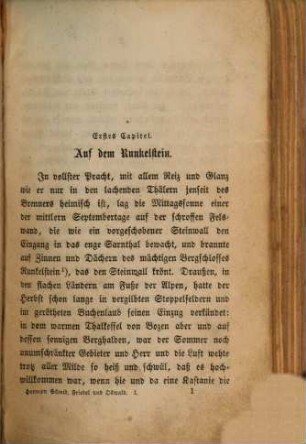 Friedel und Oswald : Roman aus der Tiroler Geschichte. 1. Band