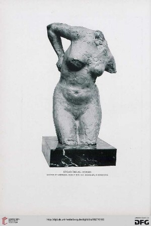 Das plastische Werk von Edgar Degas