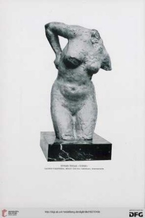 Das plastische Werk von Edgar Degas