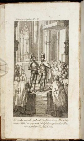 Vor Gottes ansicht geb ich Godfriden von Hohenlohe meine Stim[m]e! er sey mein Nachfolger, gehorchet ihm, ihr werdet Glücklich sein.