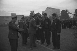 Sportmeisterschaften der Luftwaffengruppe Süd im Hochschulstadion.
