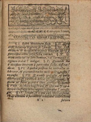 De cessione bonorum liberis a parentibus adhuc vivis facta