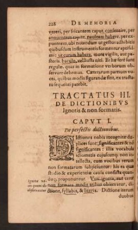 Tractatus III. De Dictionibus Ignotis & non formatis.
