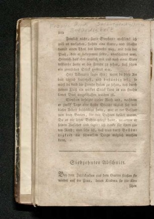 Siebzehnter Abschnitt.