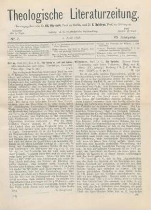 185 [Rezension] Driver, S. R., The books of Loel and Amos, with introduction and notes