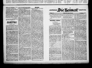 Die Heimat. 1926-1929