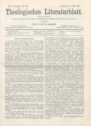 329-331 Luther's Disputationen