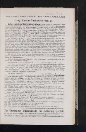 Die Mitglieder werden dringend gebeten, [...]