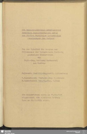 Die Bewegungsvorgänge monodisperser homogener Kugelschüttungen unter dem Einfluß vertikaler harmonischer Schwingungen des Mediums