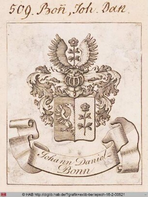Wappen des Johann Daniel Bonn