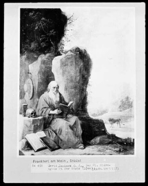 Der heilige Hieronymus in der Wüste