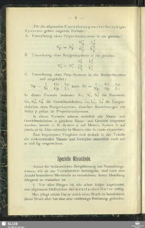 Spezielle Missstände