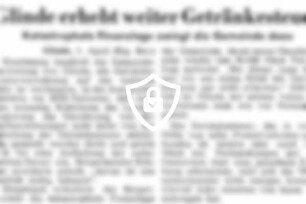 Glinde erhebt weiter Getränkesteuer