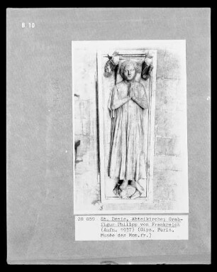 Abguss der Grabfigur Philipps von Frankreich, Sohn Ludwig IX. aus der Abteikirche von Saint Denis