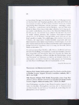 Theologie und Kirchengeschichte.
