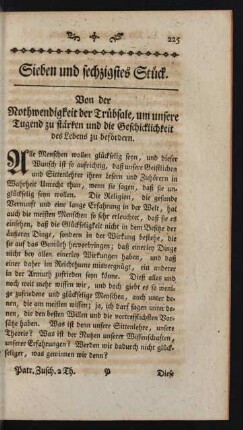 Sieben und sechzigstes Stück