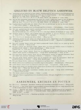 Aardewerk, kruiken en potten (Nr. 693-706)