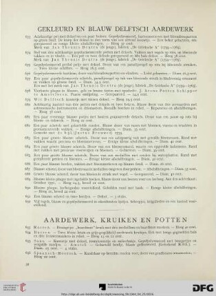 Aardewerk, kruiken en potten (Nr. 693-706)