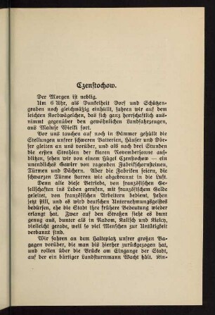 75-89, Czenstochow - Verfolgungsgefechte