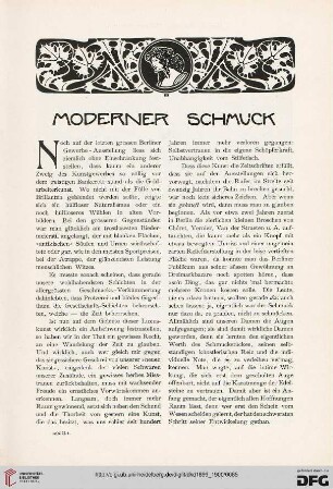 Moderner Schmuck