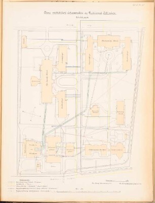 Universität Göttingen: Lageplan 1:500