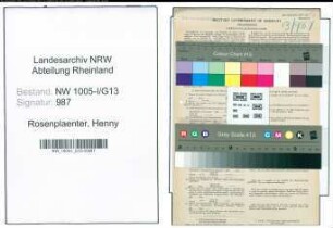 Entnazifizierung Henny Rosenplaenter , geb. 04.03.1900 (Postassistentin)