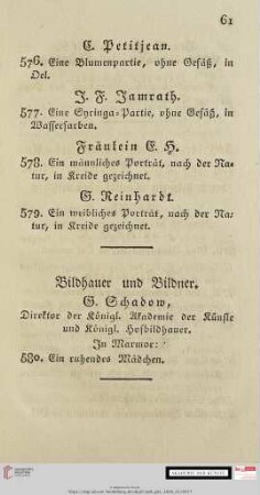 Bildhauer und Bildner