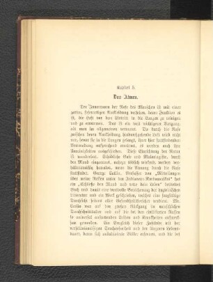 Kapitel 5. Das Atmen.