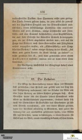47. Der Testator