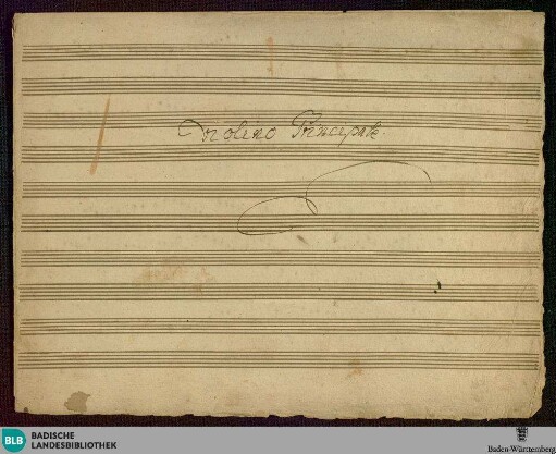 Variations - Don Mus.Ms. 1637 : vl, orch; E