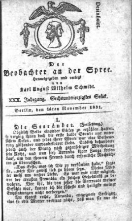 46. Stueck, 14. November 1831