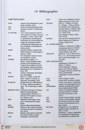 14. Bibliographie